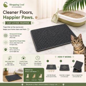 Cat Litter Box Mats, Splash Proof Mats, Filter Mats