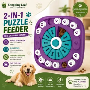 Dog Puzzle Toys, Interactive Treat Puzzle Dog