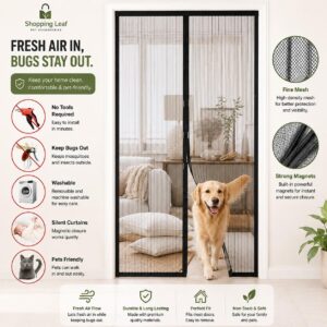 Magnetic Screen Door Mesh Curtain