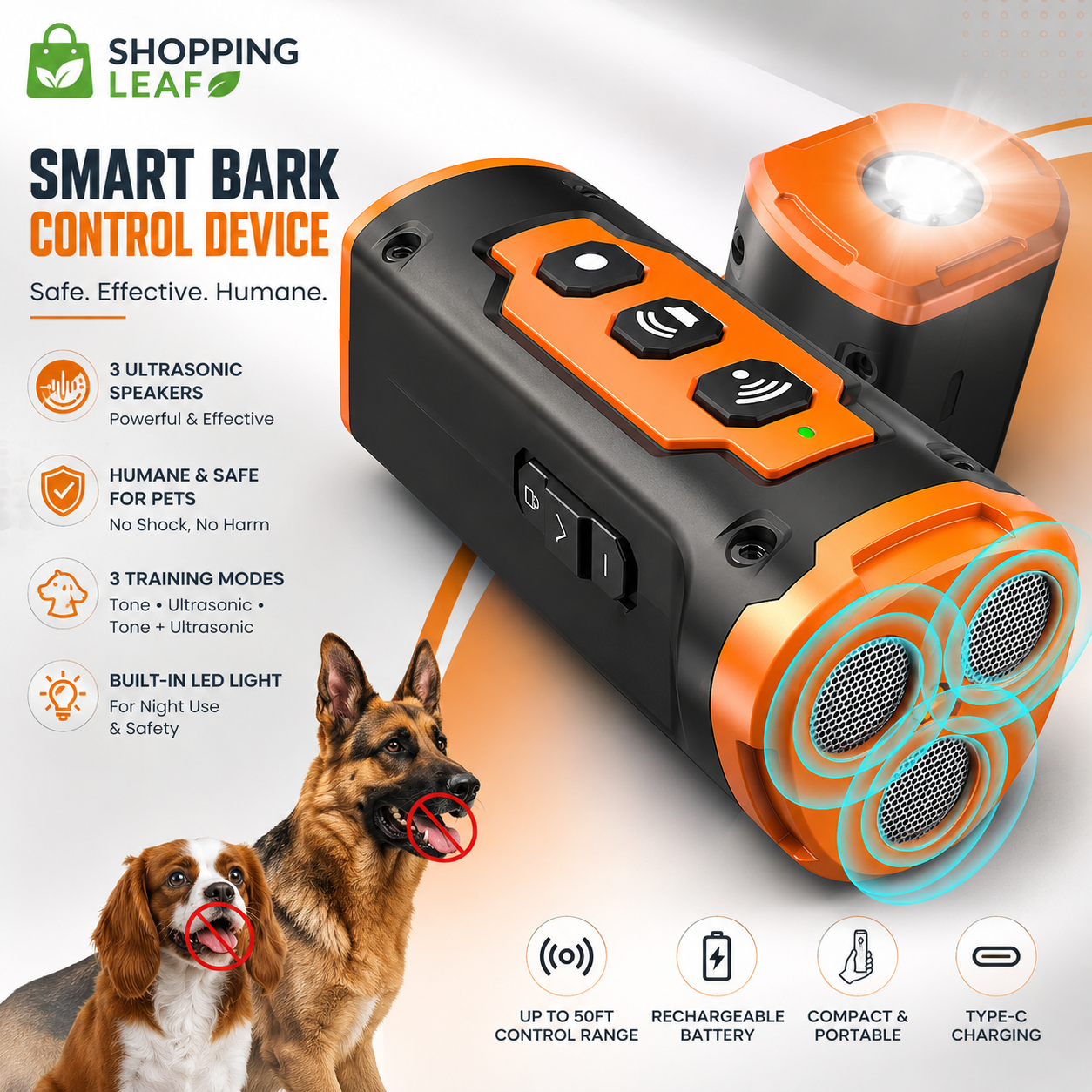 1-Touch Dog Anti-Barking Device